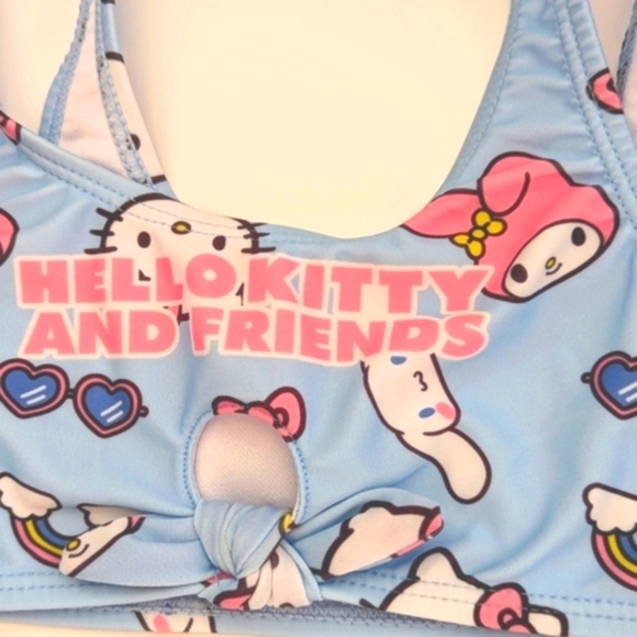 🔷NWOT Hello Kitty & Friends Girls (Small/6) Bikini/2 Piece Bathing/Swim Suit - Picture 15 of 16